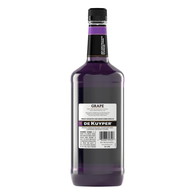 Dekuyper Sour Grape Schnapps Pucker 30 - 1.0L