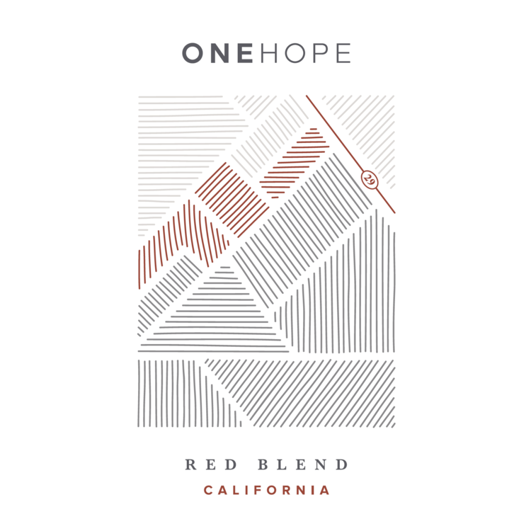 Onehope Red Blend California - 750ML - Front Label