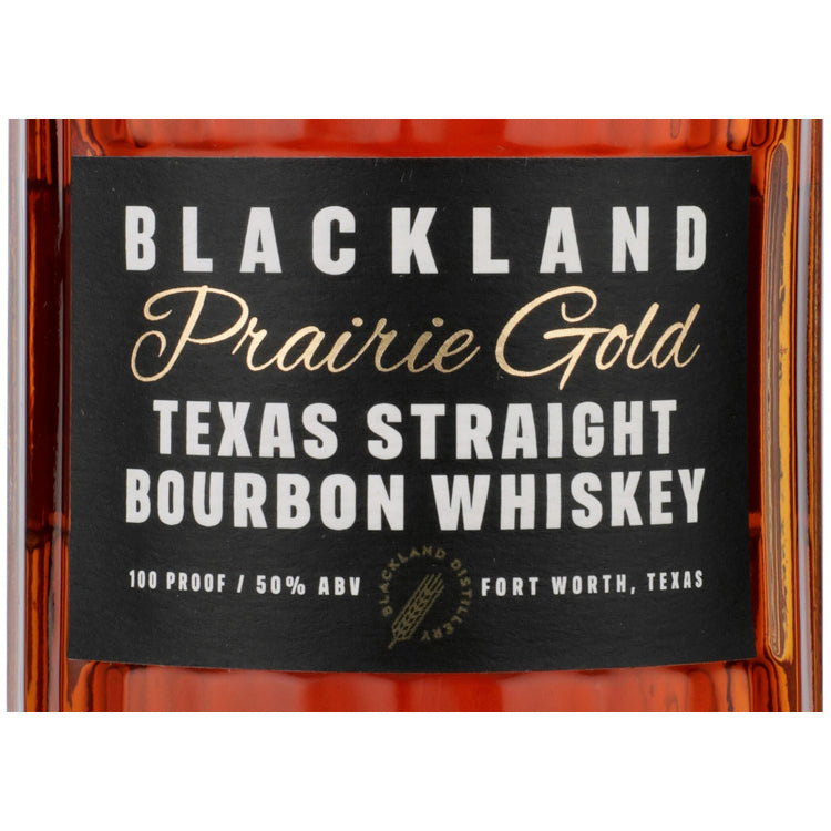 Blackland Straight Bourbon Prairie Gold 3 Yr 100 - 750ML - Front Label