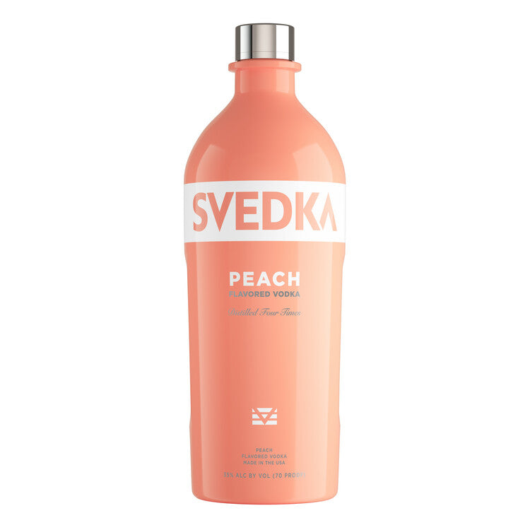 Svedka Peach Flavored Vodka 70 - 1.75L - Front Label