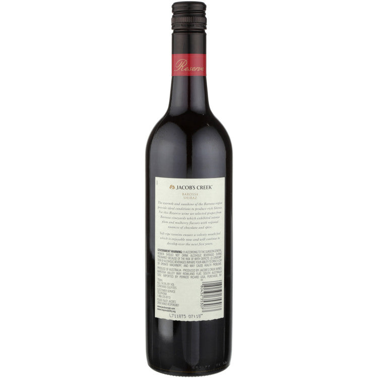 Jacob'S Creek Shiraz Reserve Limestone Coast - 750ML