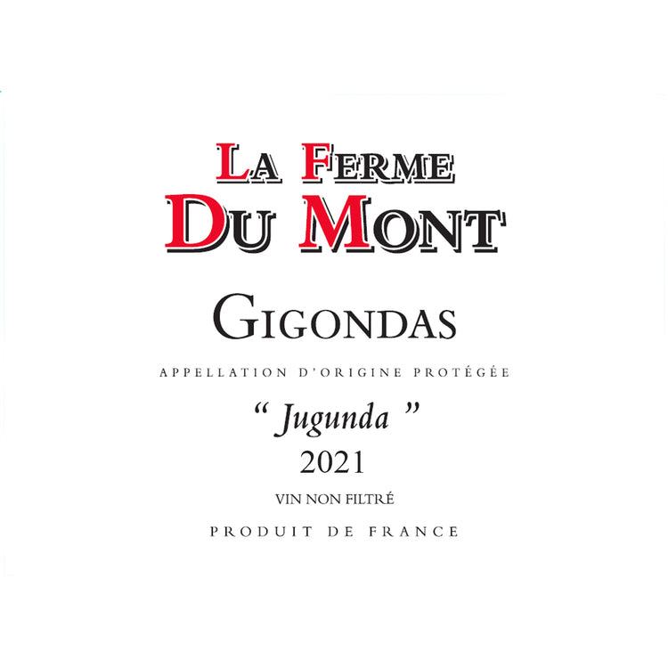 La Ferme Du Mont Gigondas Jugunda 2021 - 750ML