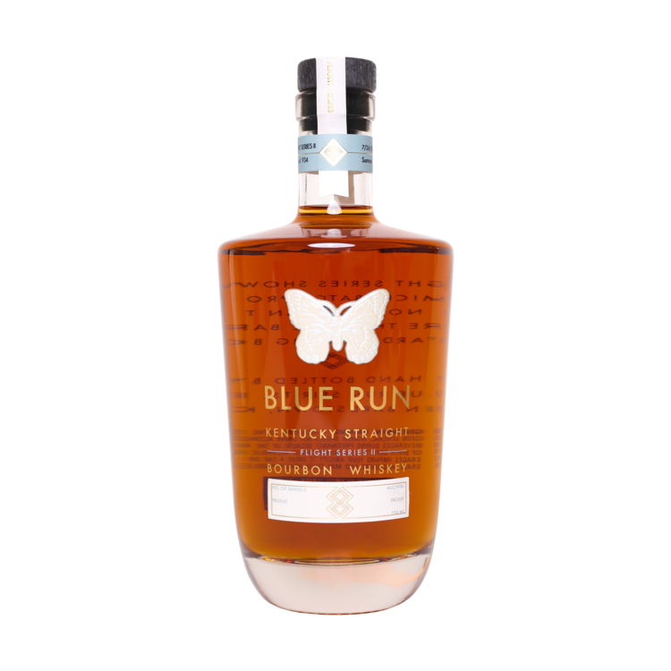Blue Run Straight Bourbon Flight Series Ii Bb2 Blend H Tahoe Powder 11 - 750ML - Front