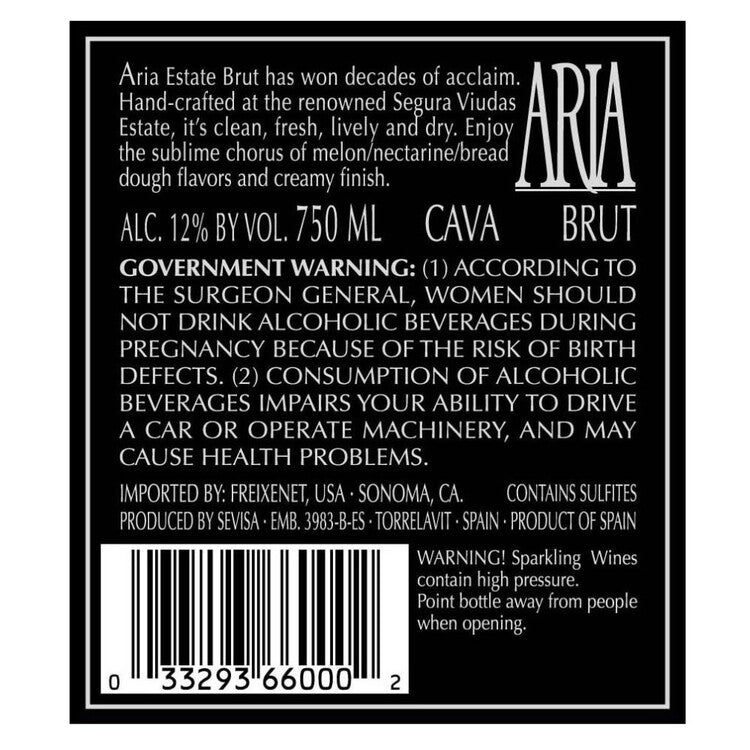 Aria Cava Estate Brut - 750ML