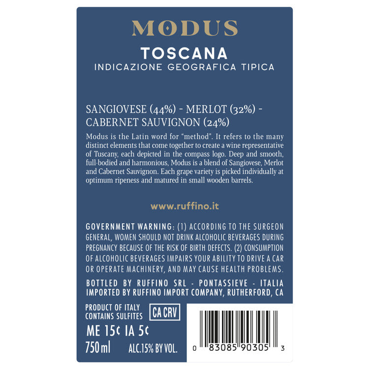 Ruffino Toscana Rosso Modus 2021 - 750ML