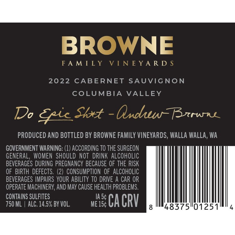 Do Epic Sh*T. Cabernet Sauvignon Columbia Valley 2022 - 750ML