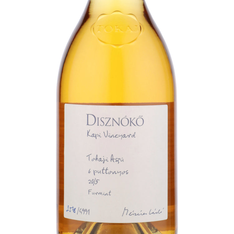 Disznoko Tokaji Aszu 6 Puttonyos Kapi Vineyard 2015 - 500ML - Front Label
