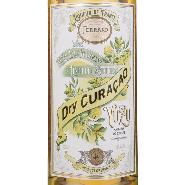 Ferrand Curacao Yuzu Late Harvest Limited Edition 80 - 700ML - Front Label