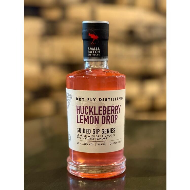 Dry Fly Huckleberry Lemon Drop Guided Sip Series 40 - 375ML - Front