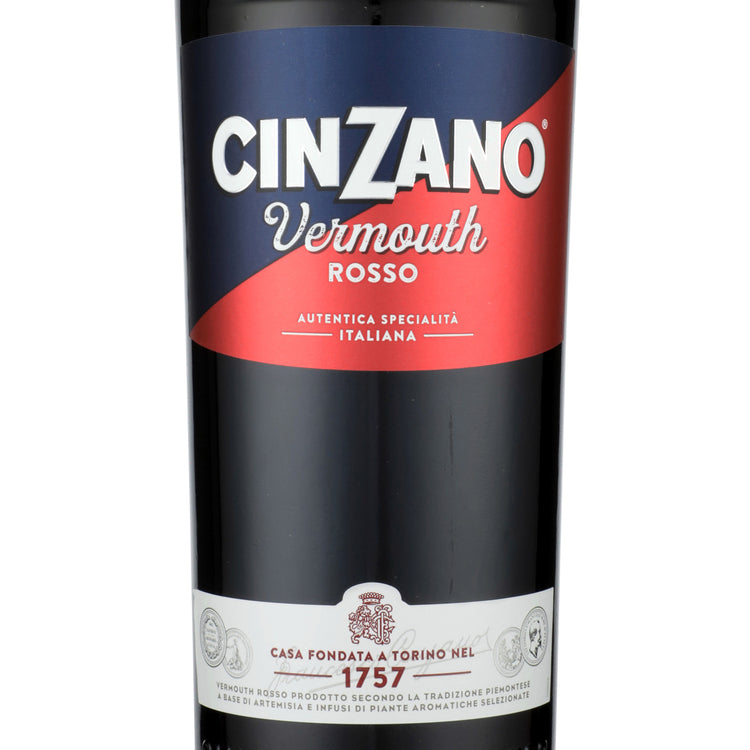 Cinzano Vermouth Sweet Rosso Riserva - 1.0L - Front Label