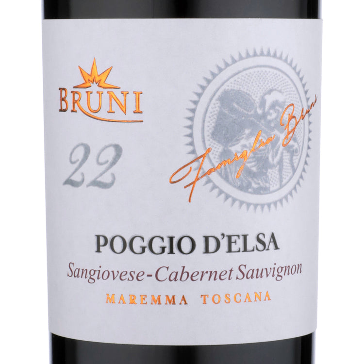 Bruni Sangiovese/Cabernet Sauvignon Poggio D'Elsa Maremma Toscana 2022 - 750ML