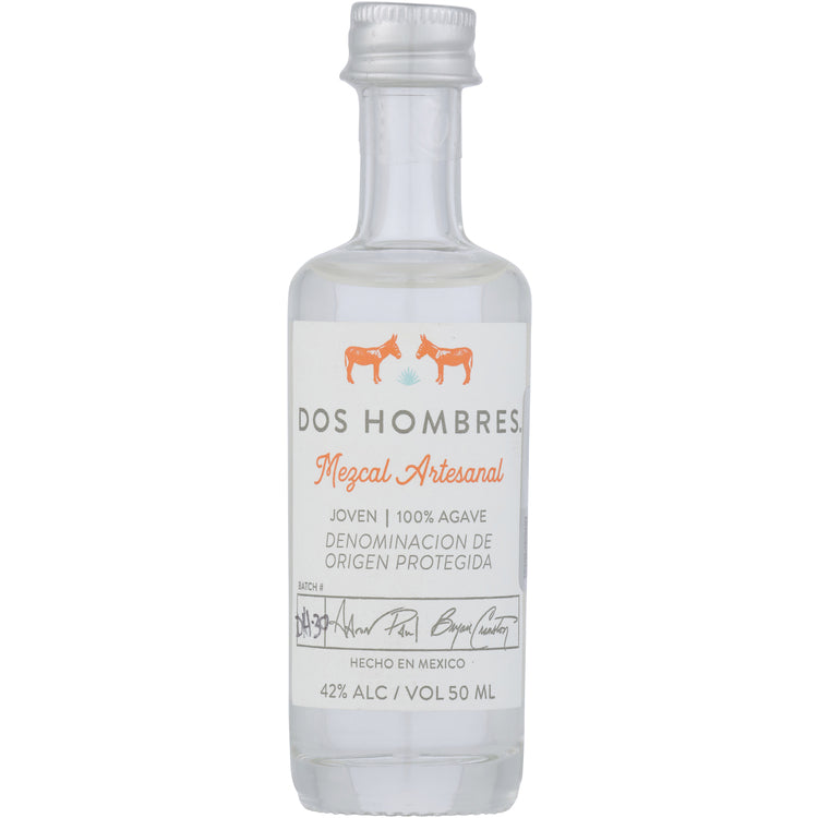 Dos Hombres Mezcal Artesanal Joven Espadin 84 - 50ML