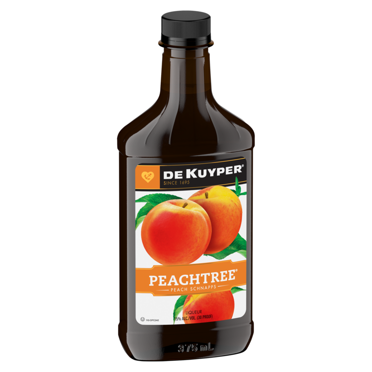 Dekuyper Peach Schnapps Peachtree 30 - 375ML - Front Label