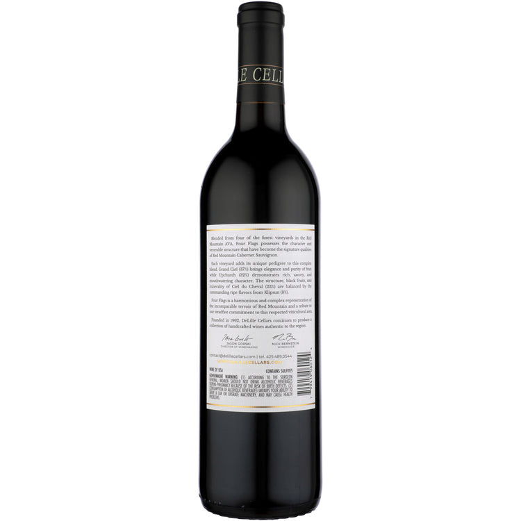 Delille Cellars Cabernet Sauvignon Four Flags Red Mountain 2021 - 750ML