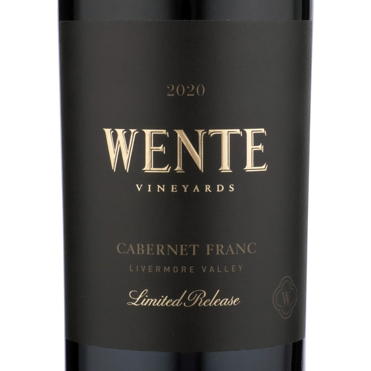 Wente Vineyards Cabernet Franc Limited Release Livermore Valley 2020 - 750ML - Front Label