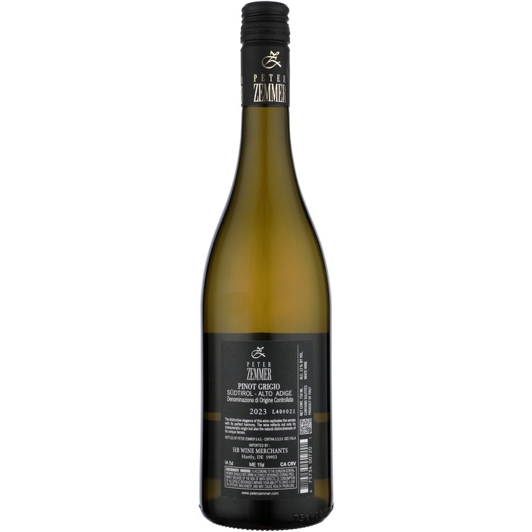 Peter Zemmer Pinot Grigio Sudtirol Alto Adige 2023 - 750ML