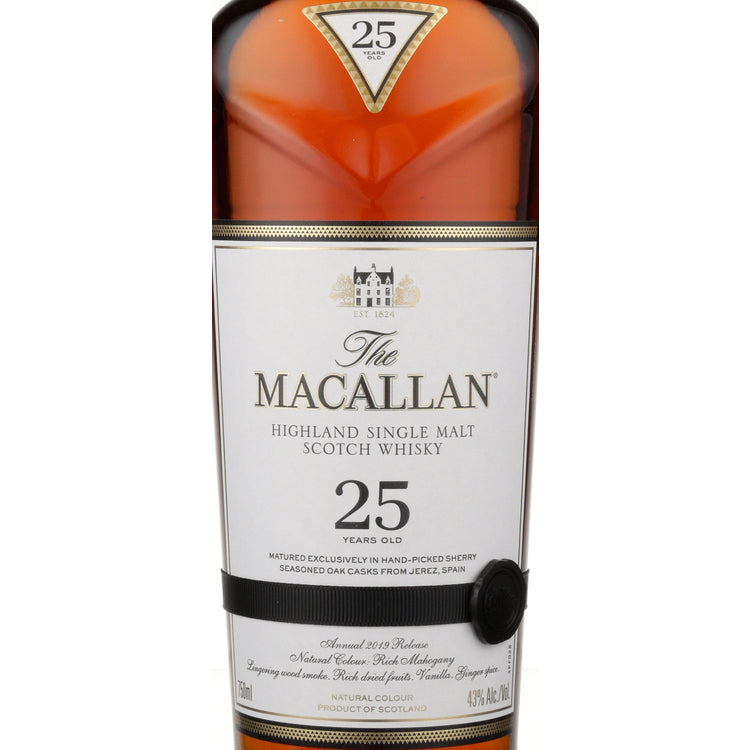 The Macallan Single Malt Scotch 25 Yr 86 - 750ML - Front Label