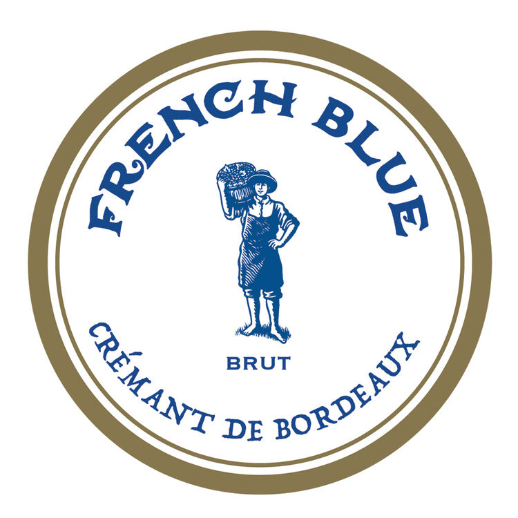 French Blue Cremant De Bordeaux Brut - 750ML