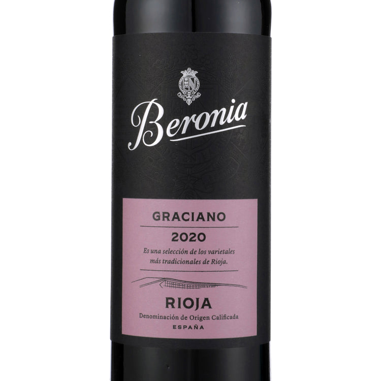 Beronia Rioja Graciano 2020 - 750ML - Front Label