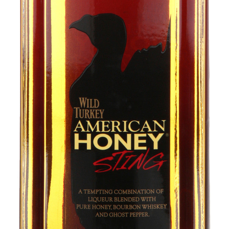 Wild Turkey Honey Whiskey Liqueur With Ghost Peppers American Honey St - 750ML - Front Label