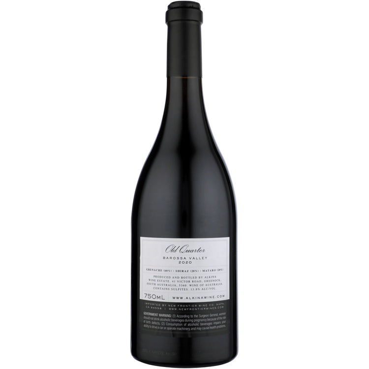 Alkina Red Wine Gsm Old Quarter Barossa Valley 2020 - 750ML