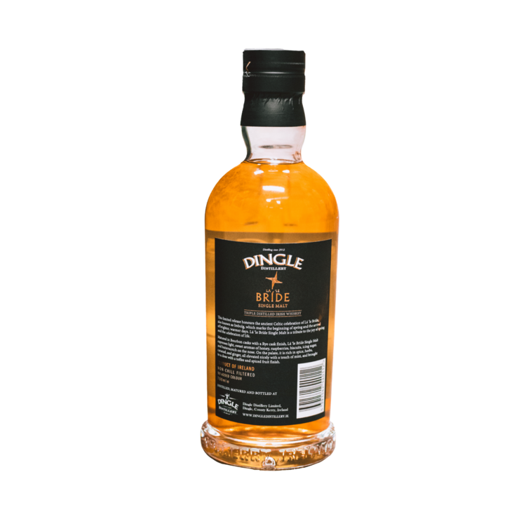 Dingle Single Malt Irish Whiskey Bride 101 - 700ML - Back