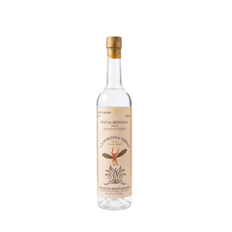 Pierde Almas Mezcal Joven Maguey Espadin La Puritita Verda 80 - 750ML