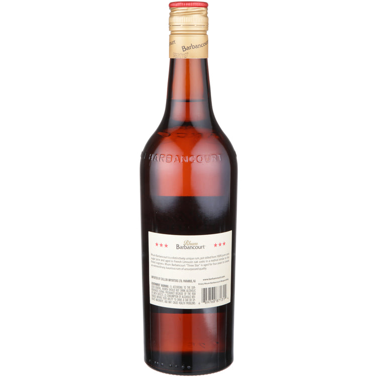 Rhum Barbancourt Aged Rum Three Star 4 Yr 86 - 750ML