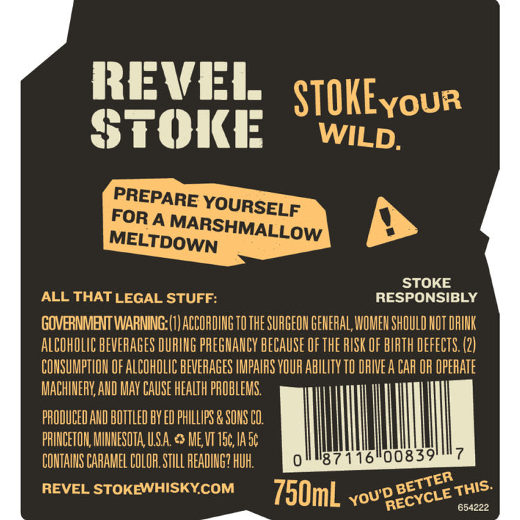 Revel Stoke S'Moregasm Toasted S'Mores Flavored Whisky 70 - 750ML