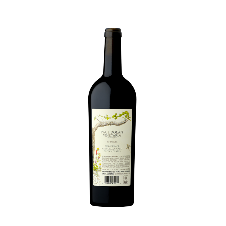 Paul Dolan Vineyards Zinfandel Mendocino County 2021 - 750ML