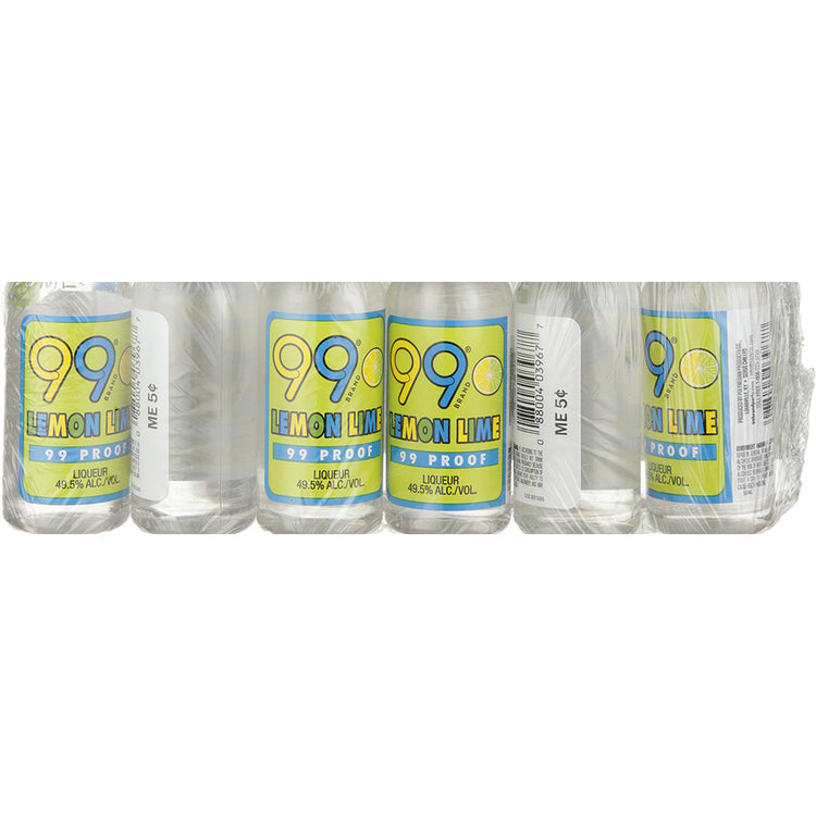 99 Brand Lemon Lime Schnapps 99 - 50ML - Front Label
