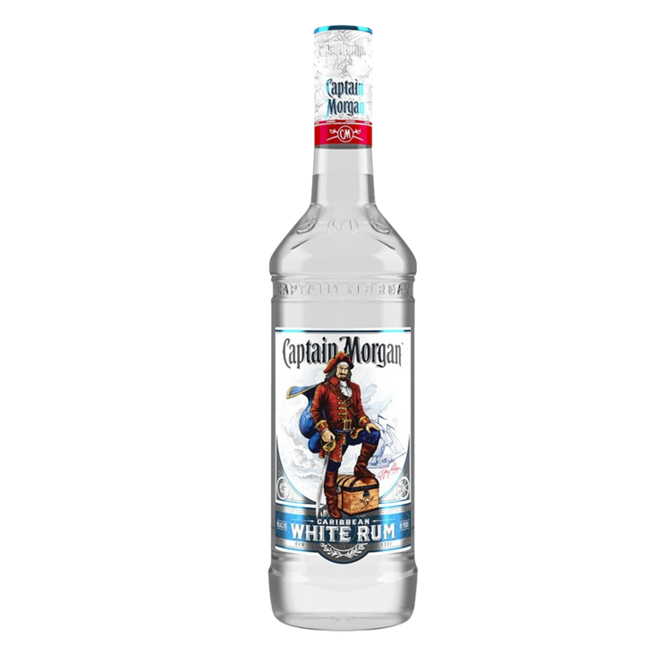 Captain Morgan Light Rum Signature White Caribbean Rum 80 - 1.0L
