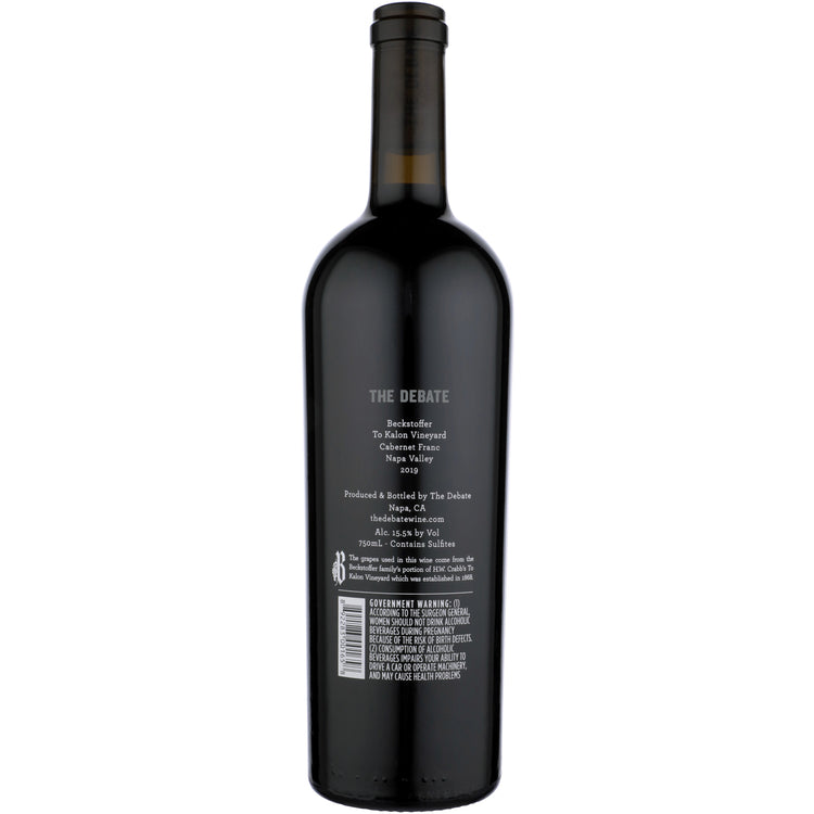 The Debate Cabernet Franc Combo 1 Each Beckstoffer To Kalon Vineyard 2 - 750ML