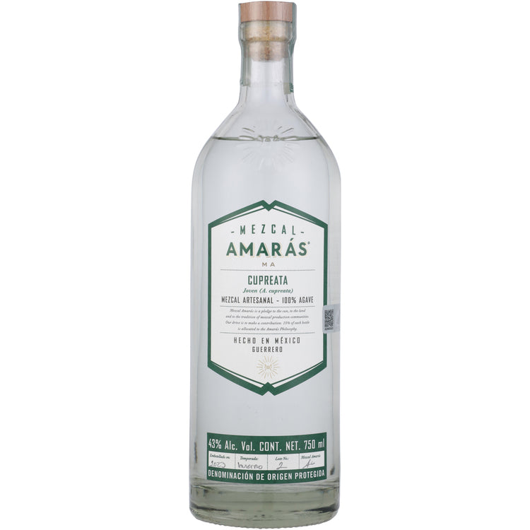 Amaras Mezcal Cupreata Joven 86 - 750ML