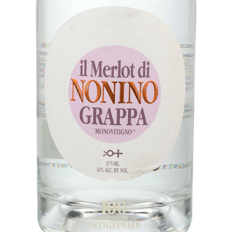 Nonino Grappa Cru Monovitigno Chardonnay 82 - 375ML - Front Label