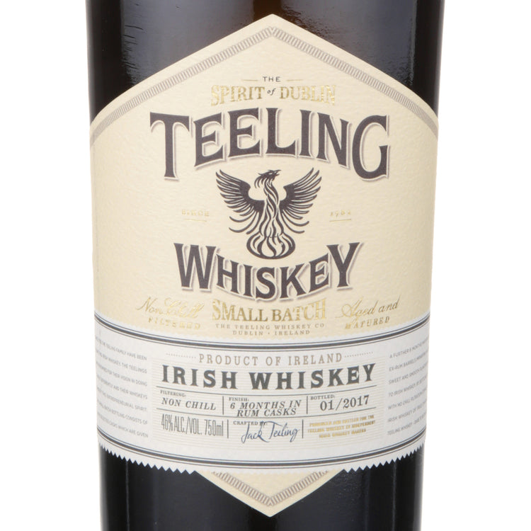 Teeling Blended Irish Whiskey Small Batch 92 - 750ML - Front Label