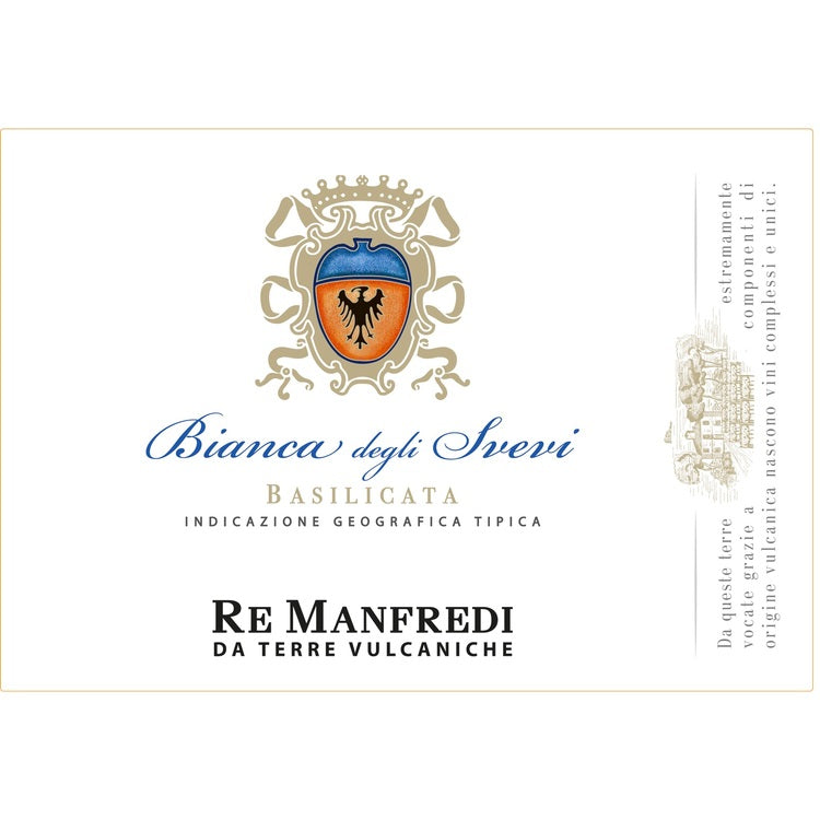 Re Manfredi Basilicata Bianca Degli Svevi 2023 - 750ML - Front Label