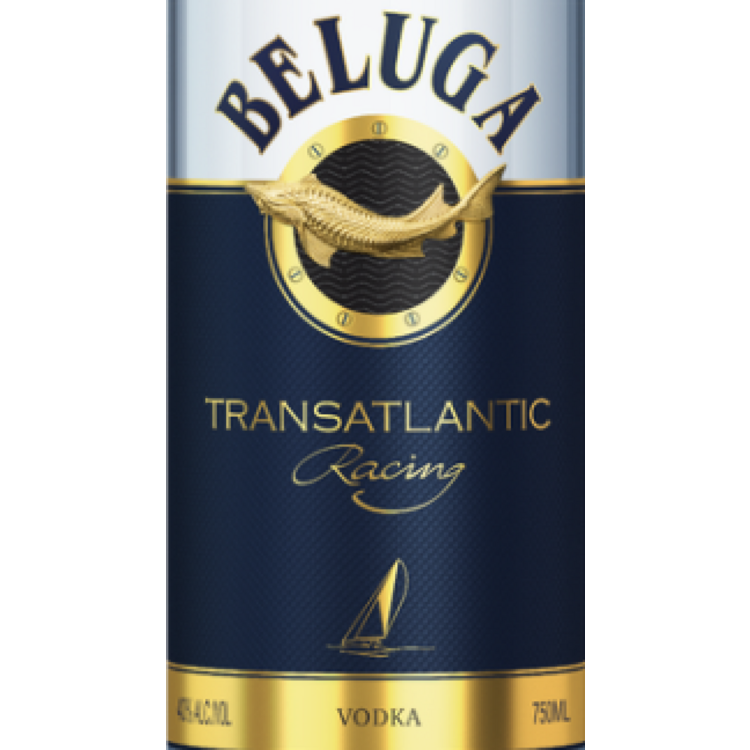 Beluga Vodka Transatlantic Racing 80 - 750ML - Front Label