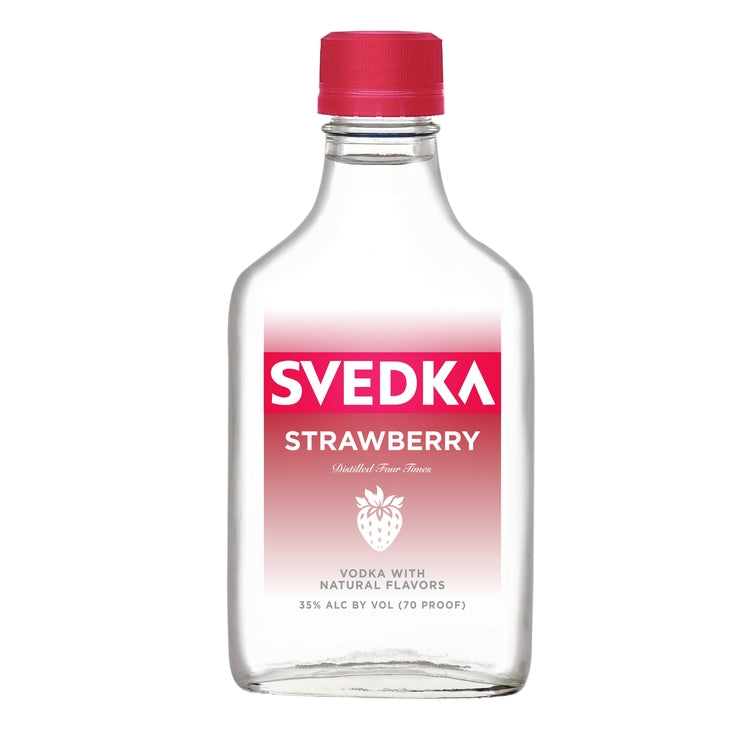Svedka Strawberry Flavored Vodka 70 - 200ML - Front