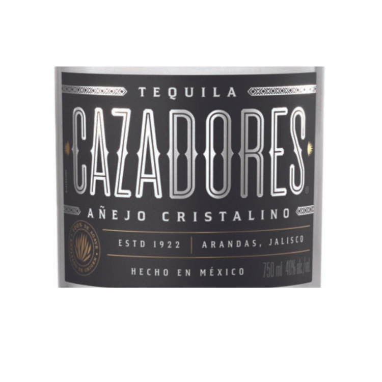 Cazadores Tequila Anejo 80 - 750ML - Front Label