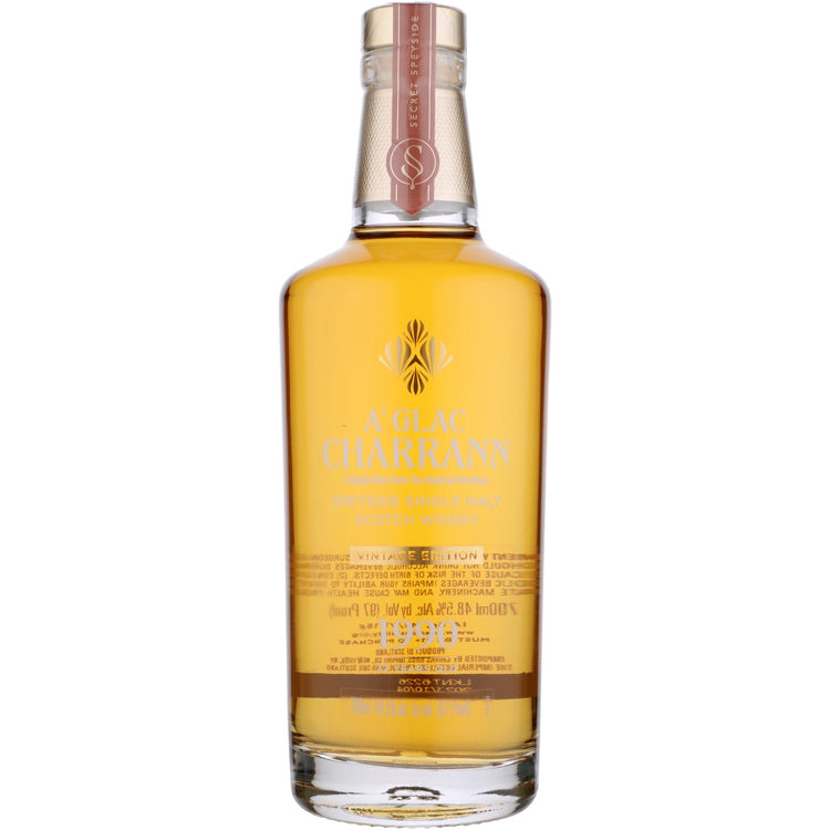 A'Glac Charrann Single Malt Scotch Secret Speyside 1990 32 Yr 97 - 700ML