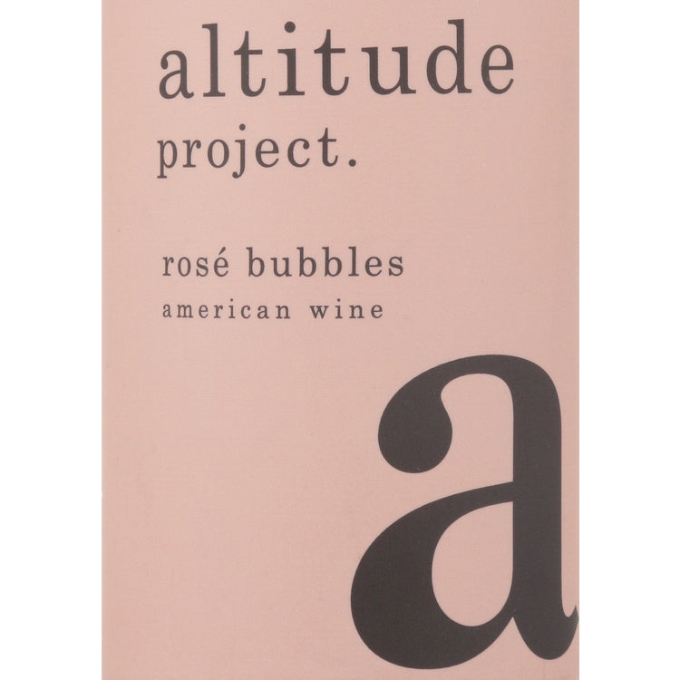 Altitude Project Rose Bubbles California - 355ML - Front Label