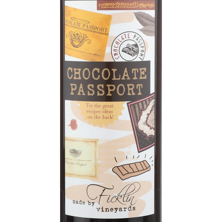 Ficklin Vineyards Chocolate Passport - 500ML - Front Label