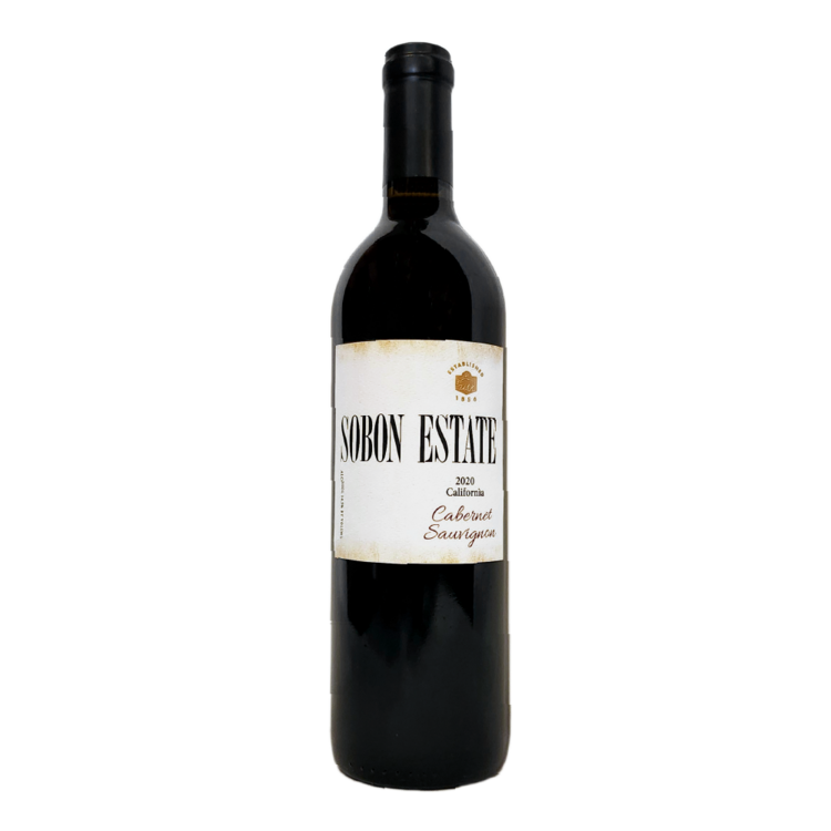 Sobon Estate Cabernet Sauvignon California 2020 - 750ML