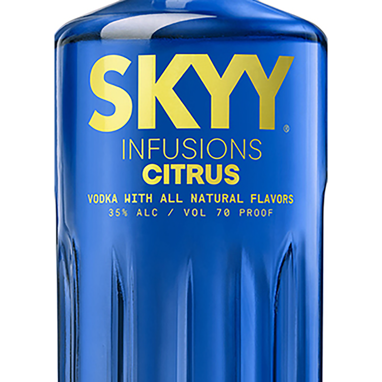 Skyy Citrus Flavored Vodka Infusions 70 - 1.75L - Front Label