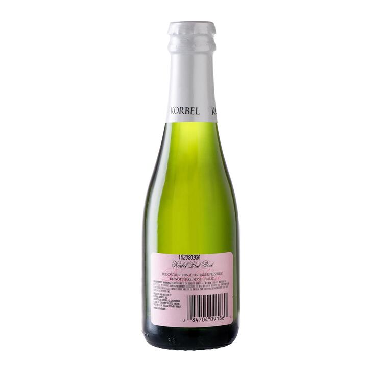 Korbel Brut Rose Champagne California - 187ML