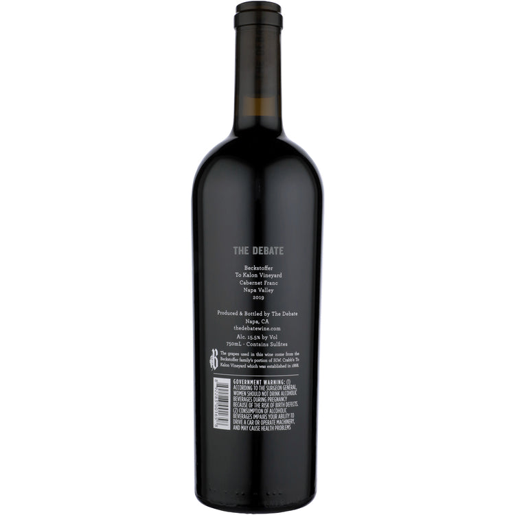 The Debate Cabernet Franc Sleeping Lady Vineyard Yountville 2019 - 750ML