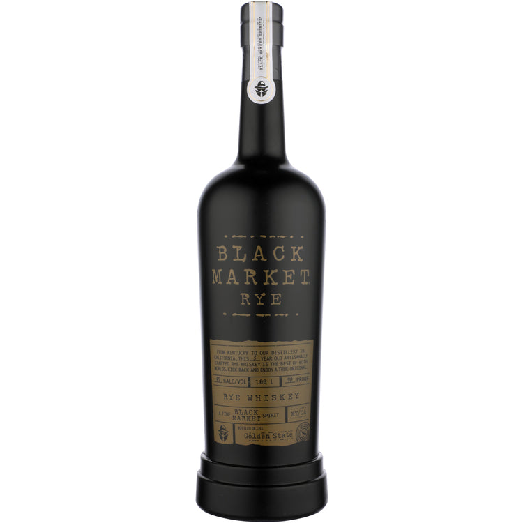 Black Market Spirits Rye Whiskey 3 Yr 90 - 1.0L