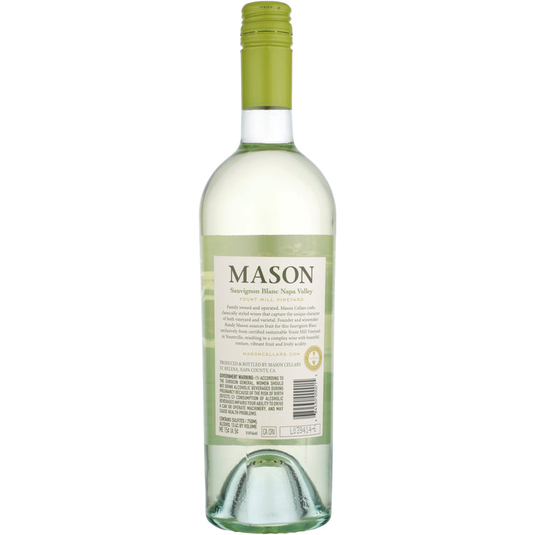 Mason Cellars Sauvignon Blanc Yount Mill Vineyard Yountville 2023 - 750ML
