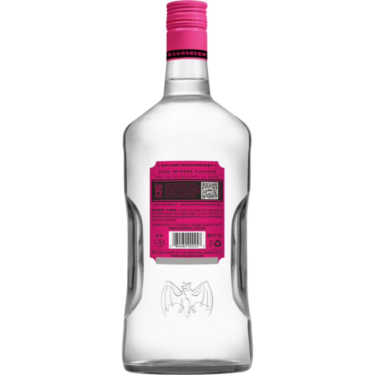 Bacardi Dragon Berry Flavored Rum 70 - 1.75L